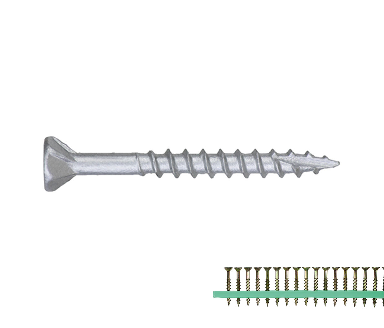 MURO - SCREW T17 COMPRESSED SHEET C3 8 X 45MM - STRIP